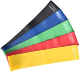 EXERCISE RESISTANCE BANDS SE OF 5 RESISTANCE LOOP BANDS