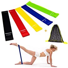 EXERCISE RESISTANCE BANDS SE OF 5 RESISTANCE LOOP BANDS