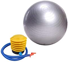 GYM BALL EXERCISE BALL  ANTI BURST YOGA BALL WITH QUICK PUMP 75CM