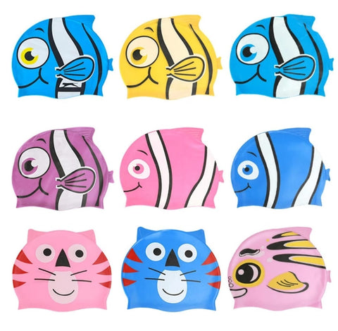 CARTOON SWIM CAP