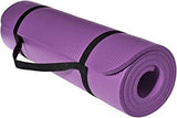 Extra Thick Exercise Yoga Gym Floor Mat with Carrying Strap